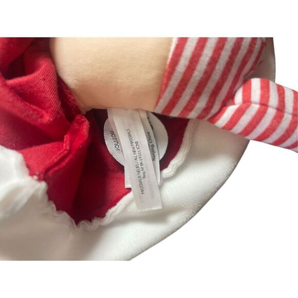 Jolijou Paris Brown Hair Ponytails Bow Red Dress Demoiselle Pretty Doll 11" - Picture 3 of 12